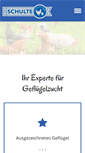 Mobile Screenshot of gefluegelzucht-schulte.de